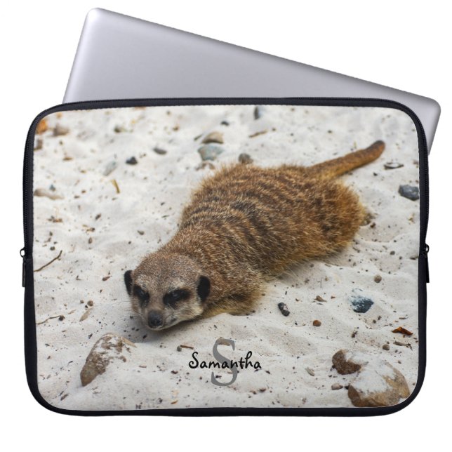 Capa Para Notebook Chillin' Meerkat (Frente)