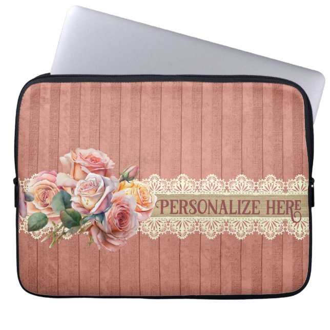 Capa Para Notebook Chique Vintage Personalizado (Frente)