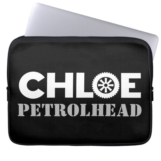 Capa Para Notebook Chloe Petrol Head (Frente)
