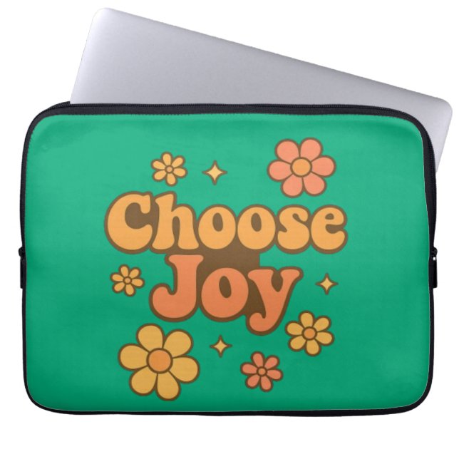 Capa Para Notebook Choose Joy Minimalist Art - Positive Mindset Print (Frente)