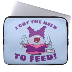 Capa Para Notebook Chowder com garfo e faca