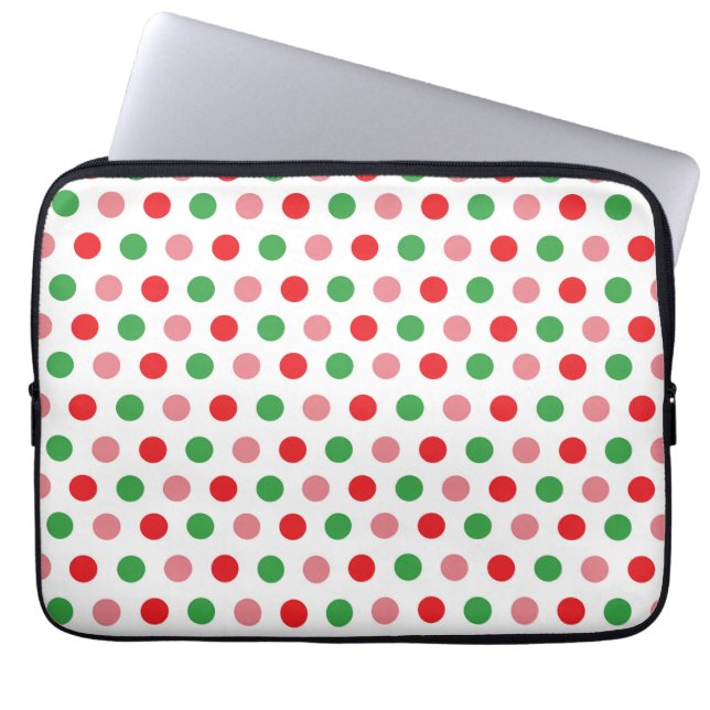 Capa Para Notebook Christmas Polka Dot (Frente)