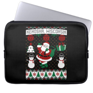Capa Para Notebook Christmas Ugly Sweater Kenosha Wisconsin