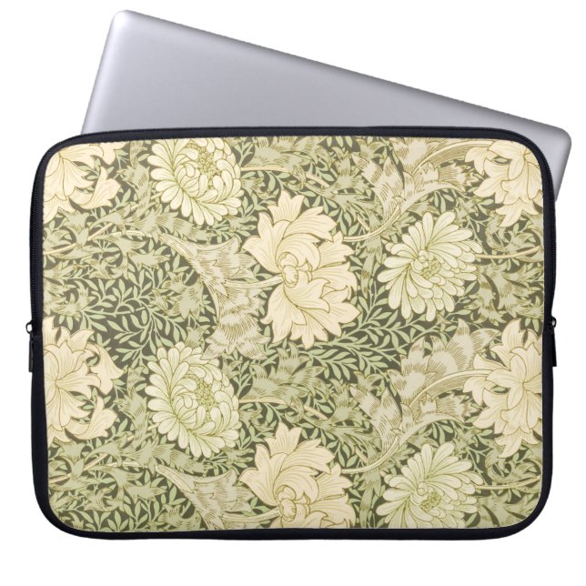 Capa Para Notebook Chrysanthemum Flower Pattern (por William Morris) (Frente)