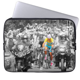 Capa Para Notebook Ciclismo da Volta à França Camisa Amarela Pelotão 