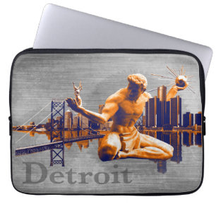 Capa Para Notebook Cidade de Detroit