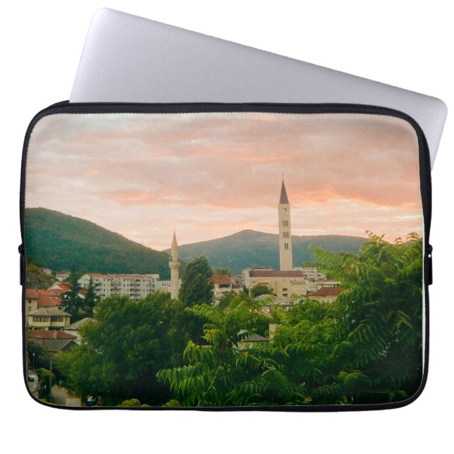 Capa Para Notebook Cidade de Mostar - Bósnia e Herzegovina (Frente)