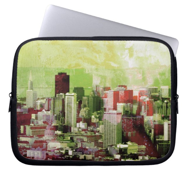 Capa Para Notebook Cidade oxidada (Frente)