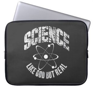 Capa Para Notebook Ciência Como Deus, Mas Inspiração Engraçada