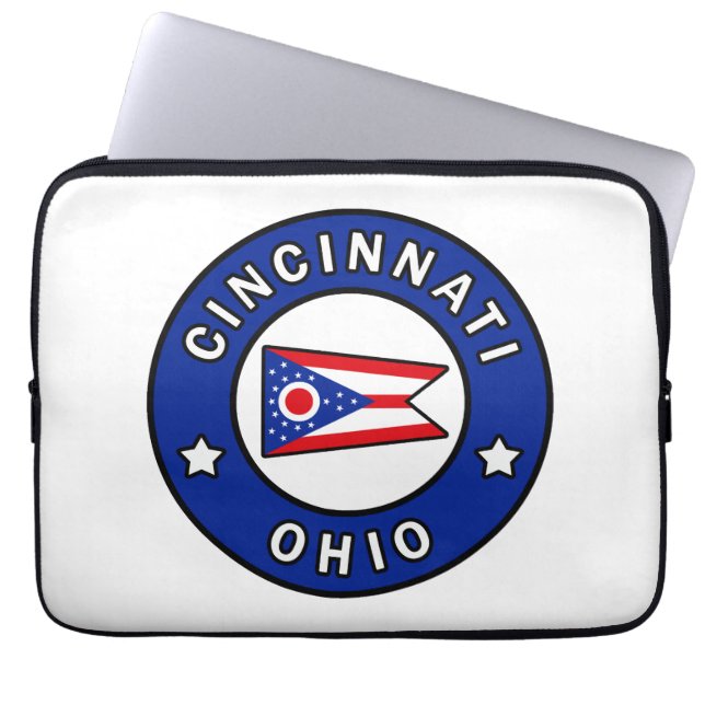 Capa Para Notebook Cincinnati Ohio (Frente)