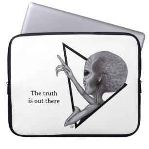 Capa Para Notebook Cinza, a verdade está lá fora