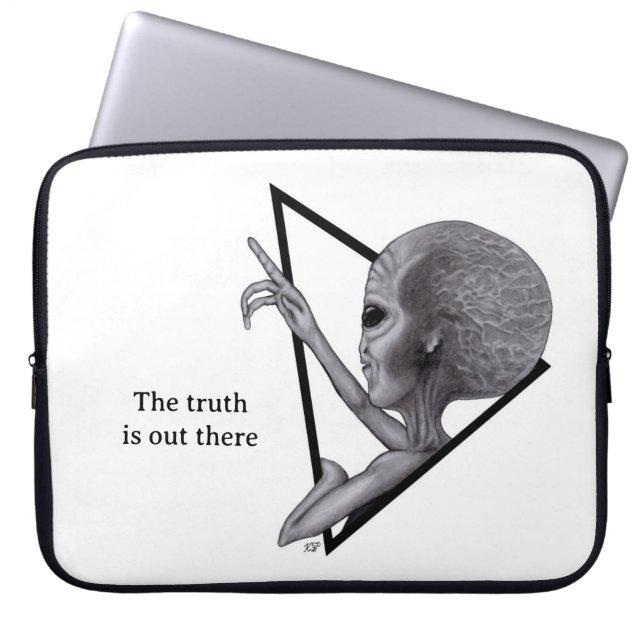 Capa Para Notebook Cinza, a verdade está lá fora (Frente)