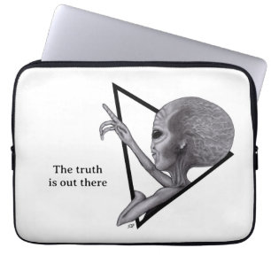 Capa Para Notebook Cinza, a verdade está lá fora