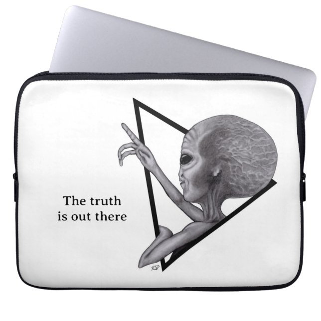 Capa Para Notebook Cinza, a verdade está lá fora (Frente)