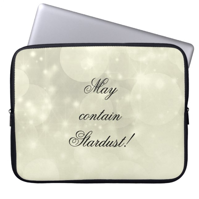 Capa Para Notebook Cinza / Cinza de laptop Sparkle. (Frente)