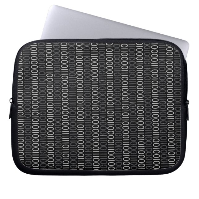 Capa Para Notebook Cinza do CÓDIGO BINÁRIO em alguma cor (Frente)