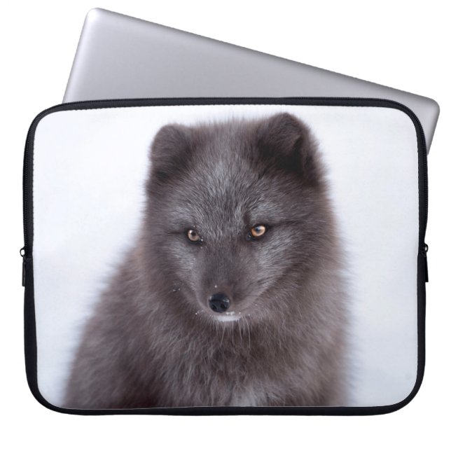 CAPA PARA NOTEBOOK CINZA FOX (Frente)