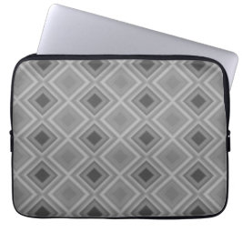 Capa Para Notebook Cinza Negra Monotone de Diamond Quadrado