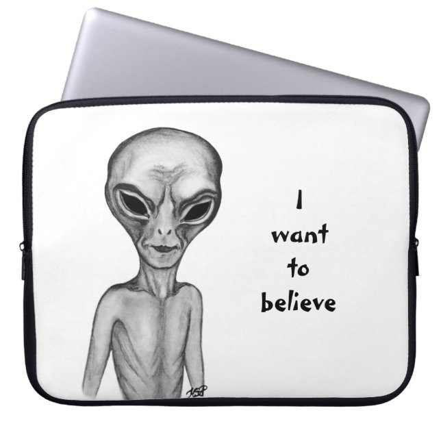 Capa Para Notebook Cinza, quero acreditar (Frente)