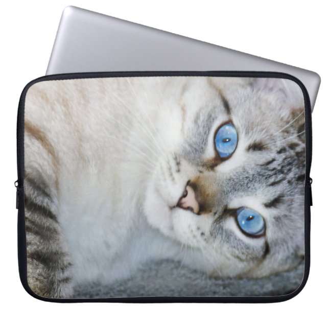 Capa Para Notebook Cinza Tabby Cat (Frente)