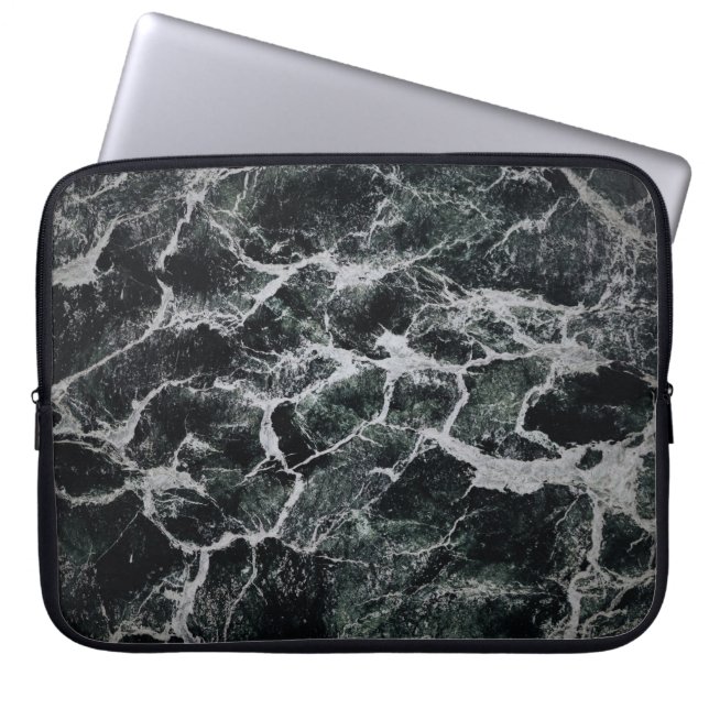 Capa Para Notebook Cinzas e pintura a preto (Frente)