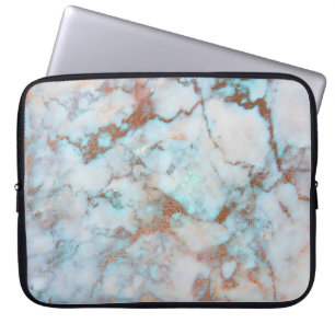 Capa Para Notebook Cinzas Leves E Padrão De Pedra Marmortal