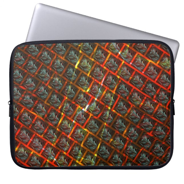 Capa Para Notebook Cinzas "olhais enquadrados", esmaltes, quadrados o (Frente)