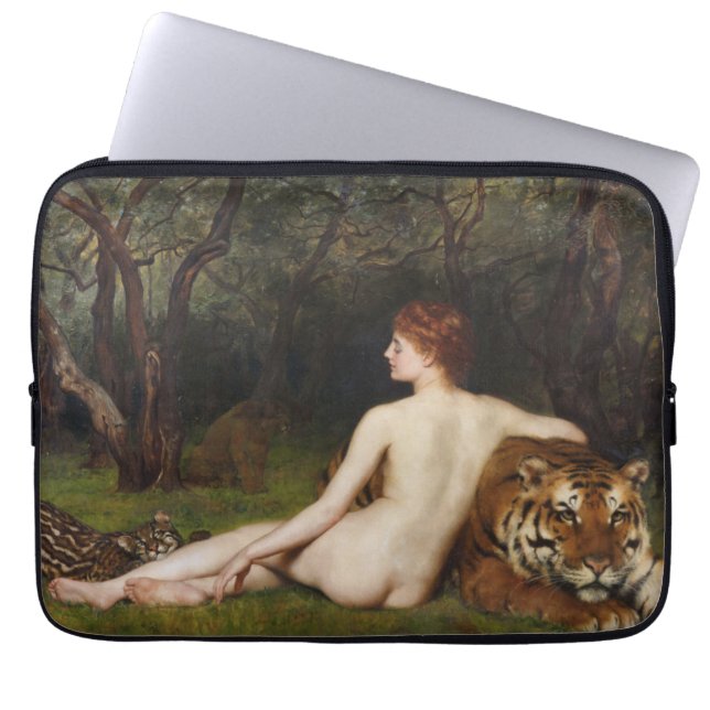 Capa Para Notebook Circe (Magical Goddess and Cats) (by John Collier) (Frente)