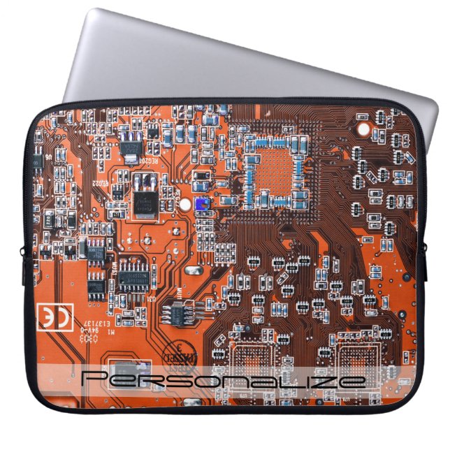Capa Para Notebook Circuito Impresso Conjunto PCB Circuito Laranja Co (Frente)