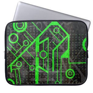 Capa Para Notebook Circuito Verde