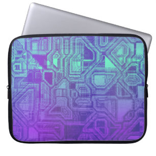 Capa Para Notebook circuitos de doces - azul berry : saco de eletrôni