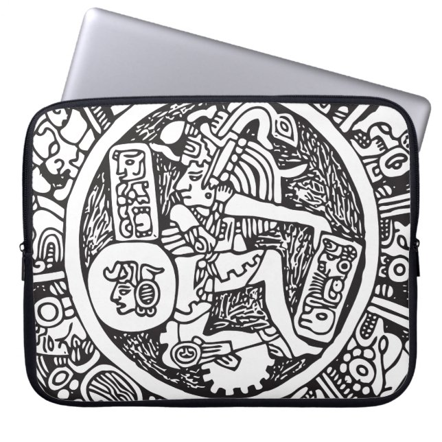 Capa Para Notebook Círculo maia, hieroglyph mexicano (Maya) (Frente)