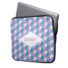 Capa Para Notebook Círculos de gradiente vibrante Geométrico Moderno