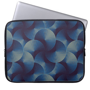 Capa Para Notebook Círculos metálicos ilusão óptica, patamar sem cost