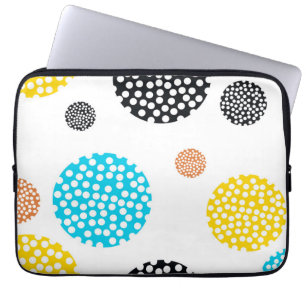 Capa Para Notebook Círculos rotineiros, modernos, modernos, legal, di