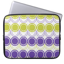 Círculos ultravioletas e verdes