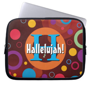 Capa Para Notebook Círculos Vibrantes Anéis Retro Capinha de Laptop P