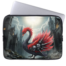 Capa Para Notebook Cisne da Catedral Carmesim.