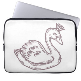 Capa Para Notebook Cisne na coroa