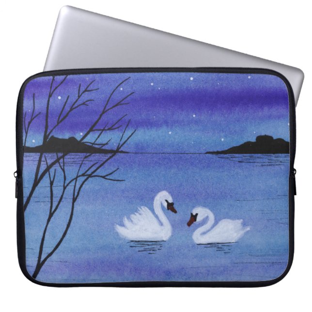 Capa Para Notebook Cisnes (Frente)