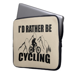 Capa Para Notebook Citação de ciclismo engraçada