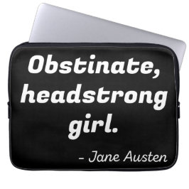 Capa Para Notebook Citação de Orgulho e Preconceito II