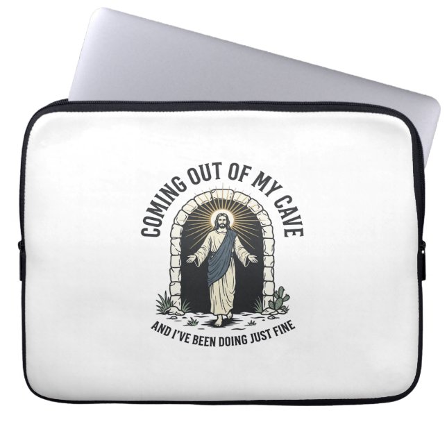 Capa Para Notebook Citação engraçada da Caverna da Ressurreição, Dese (Frente)
