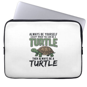Capa Para Notebook Citação Engraçada de Tartaruga Design Vetorial Vin