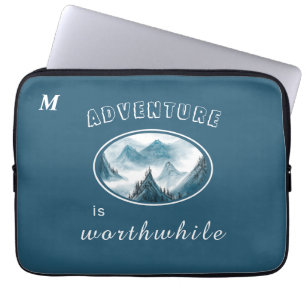 Capa Para Notebook Citação Inspiradora do Monograma de Imagem Pequena
