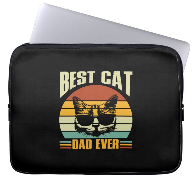 Capa Para Notebook Citações do Avô | Melhor Pai De Gato Nunca (Frente)