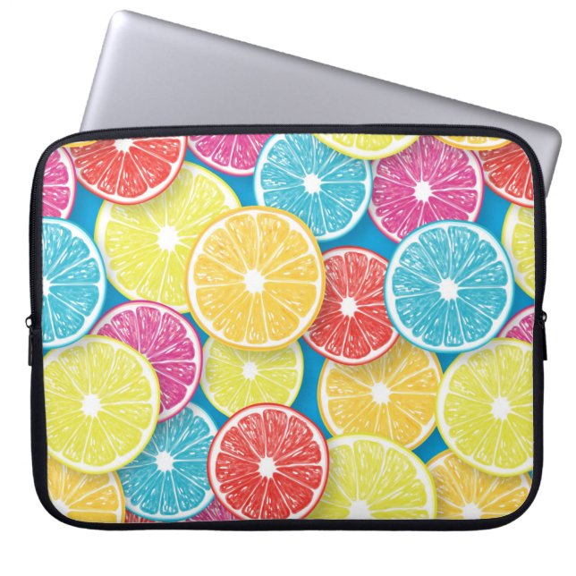 Capa Para Notebook Citrus fruta slices pop (Frente)