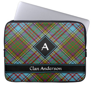 Capa Para Notebook Clan Anderson Tartan Bolsa de laptop