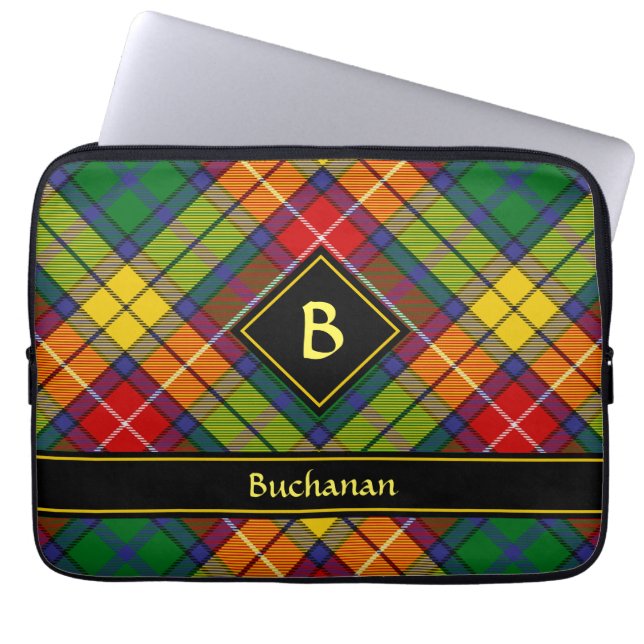 Capa Para Notebook Clan Buchanan Tartan (Frente)