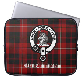 Capa Para Notebook Clan Cunningham Crest Crachá & Tartan